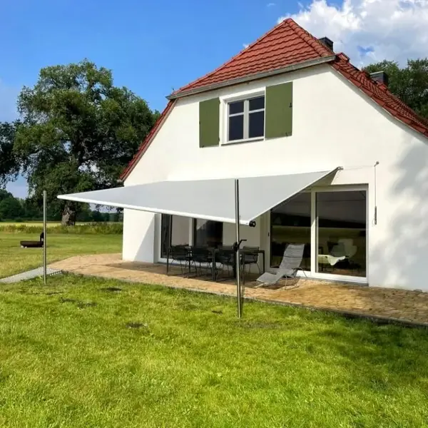 manuell aufrollbares Sonnensegel Niedersachsen Soltau Uelzen