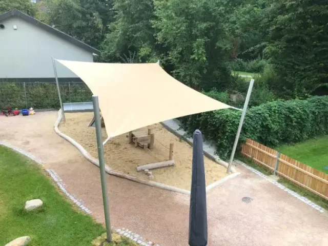 Sonnensegel Kita Kindergarten Schule Niedersachsen Soltau Uelzen